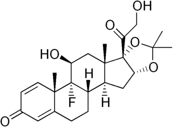 chemical structure of triamcinolone acetonide