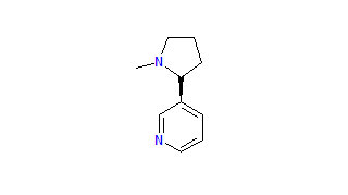 The structure of Nicotine